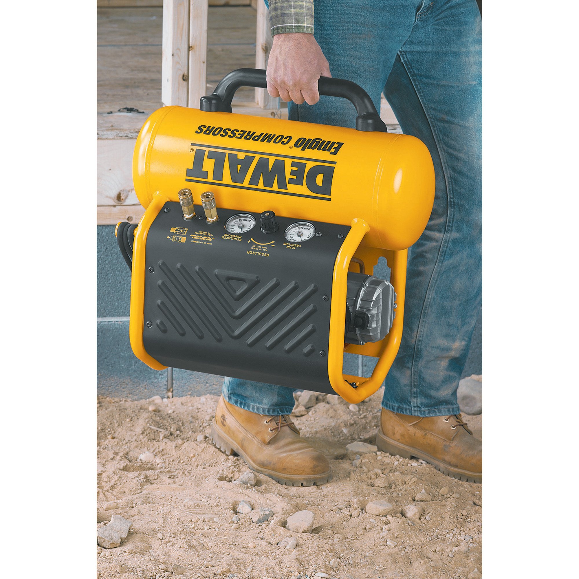 DeWalt 2 HP, 4 Gallon Capacity Air Compressor 4.5 CFM @ 100 PSI, Model# D55155